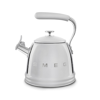 Smeg 50's Style fløjte kedel stål 2,3 liter