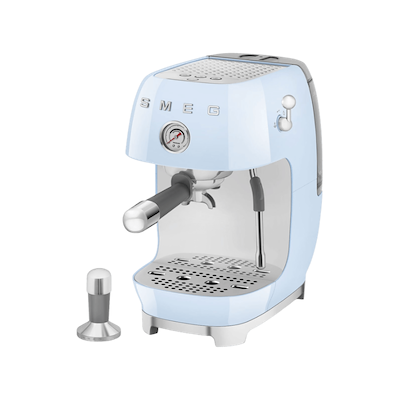 Smeg 50's Style cold brew espressomaskine pastelblå 1650 watt