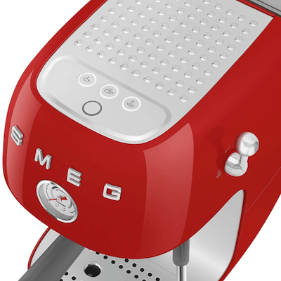 Smeg 50's Style cold brew espressomaskine rød 1650 watt