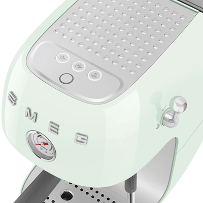 Smeg 50's Style cold brew espressomaskine pastelgrøn 1650 watt