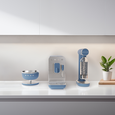 Smeg Collezione automatisk espressomaskine 19 bar blå