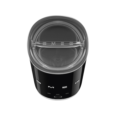 Smeg 50's Style mini mælkeskummer sort 500 watt