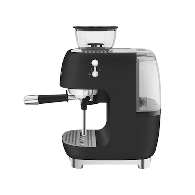 Smeg 50's Style manuel espressomaskine mat sort 1650 watt