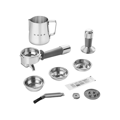 Smeg 50's Style manuel espressomaskine mat sort 1650 watt