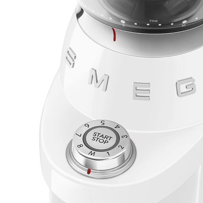 Smeg 50's Style kaffekværn hvid 240 gram