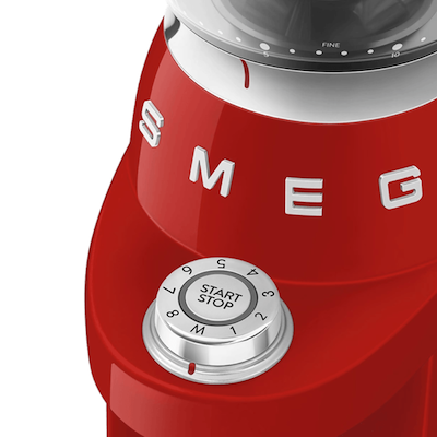 Smeg 50's Style kaffekværn rød 240 gram