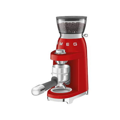 Smeg 50's Style kaffekværn rød 240 gram