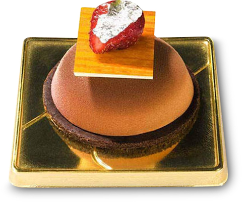 Silikomart halvkugle silikoneform rød 6 stk.