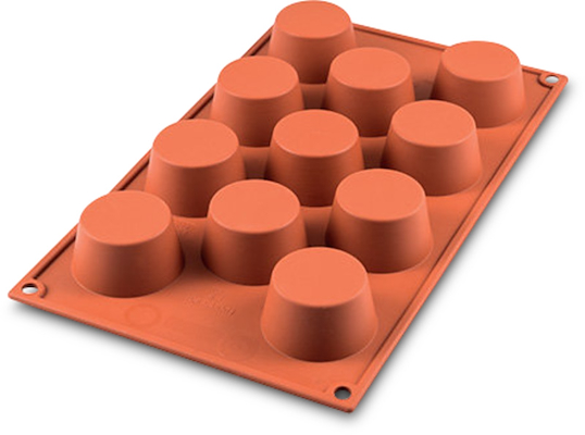 Silikomart minimuffin silikoneform rød