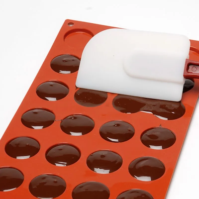 Silikomart dejskraber rød