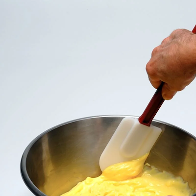 Silikomart dejskraber skeformet rød 25 cm