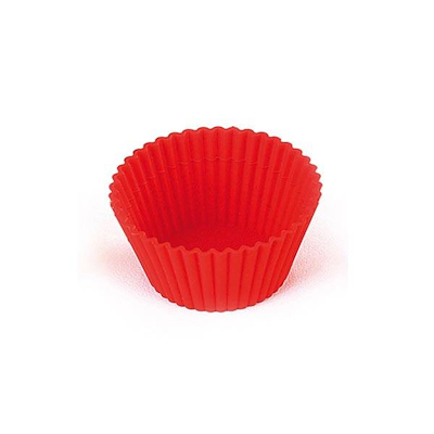 Silikomart muffin silikoneforme rød 6 stk.