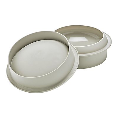 Silikomart rund 3d bageform creme