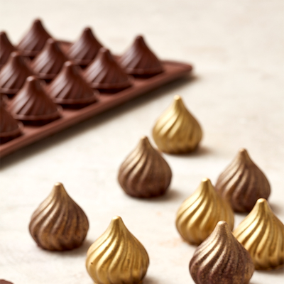 Silikomart chokoladeform flamme