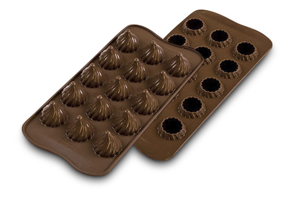 Silikomart chokoladeform flamme