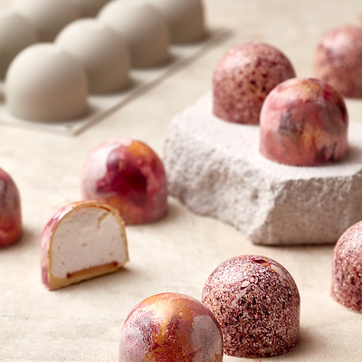 Silikomart flødebolleform Silikone 8 Stk.