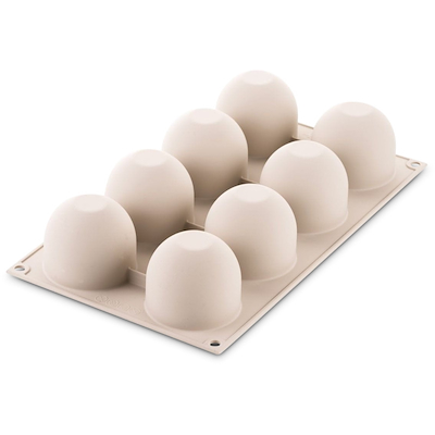 Silikomart flødebolleform Silikone 8 Stk.