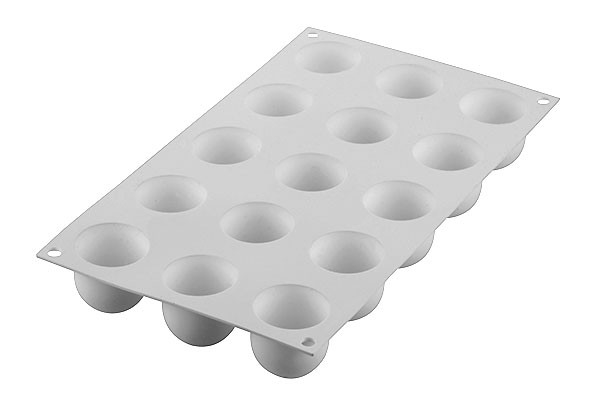 Silikomart mini flødebolle silikoneform 15 stk.