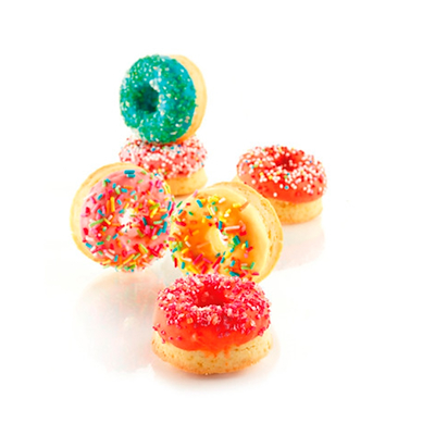 Silikomart mini donut silikoneform 15 stk