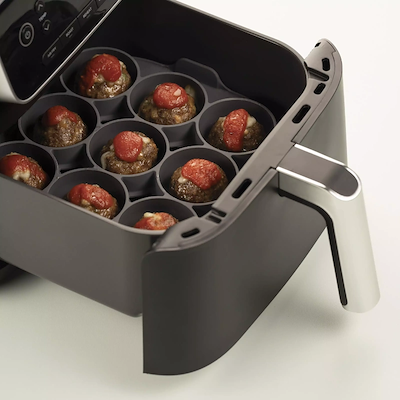 Silikomart Silfry silikoneform med 9 fordybninger airfryer