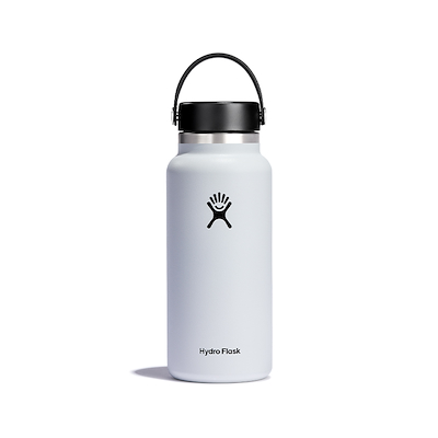Hydro Flask Wide Mouth Flex termoflaske hvid 946 ml