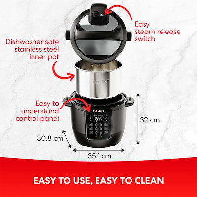 Instant Pot Multicooker multikoger 5,7 liter 1000 watt