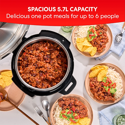 Instant Pot Multicooker multikoger 5,7 liter 1000 watt