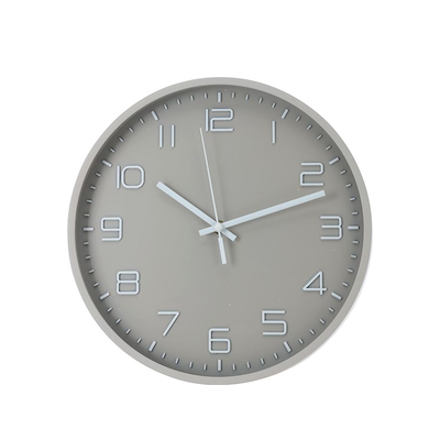 Vægur Ø 30x4 cm - 3 assorterede farver