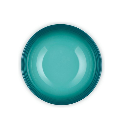 Le Creuset Signature stentøj dyb tallerken Ø 16 cm Bleu Riviera