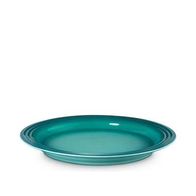 Le Creuset Signature stentøj middagstallerken Ø 27 cm Bleu Riviera