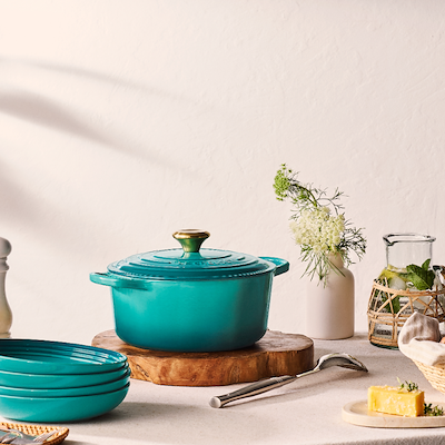 Le Creuset Signature pastatallerken 22 cm Bleu Riviera