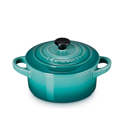 Le Creuset Signature minigryde 250 ml Bleu Riviera