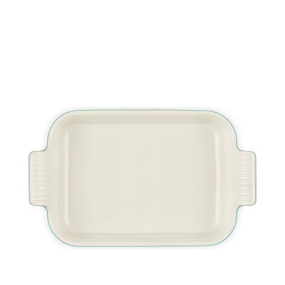 Le Creuset Signature stentøj Heritage rektangulært fad 26 cm Bleu Riviera