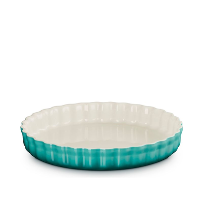 Le Creuset Signature stentøjs tærtefad Ø 28 cm Bleu Riviera