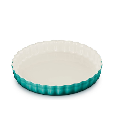 Le Creuset Signature stentøjs tærtefad Ø 28 cm Bleu Riviera