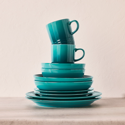 Le Creuset Signature stentøj krus 350 ml Bleu Riviera