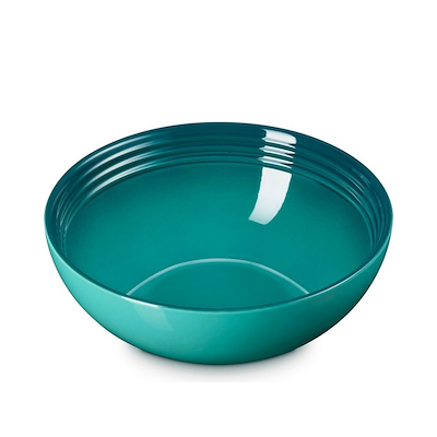 Le Creuset Signature stentøj serveringsskål Ø 24 cm Bleu Riviera