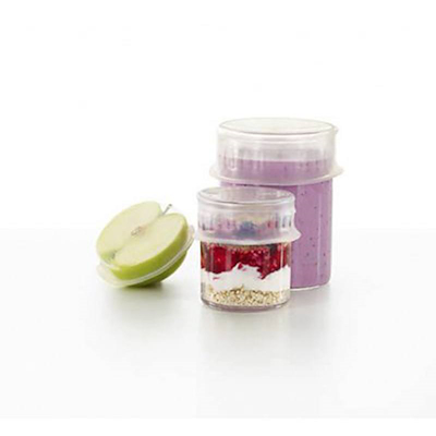 Lékué silikonelåg klar 8,5 cm 2 stk.