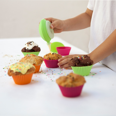 Lékué muffinform silikone 7 cm 6 stk.