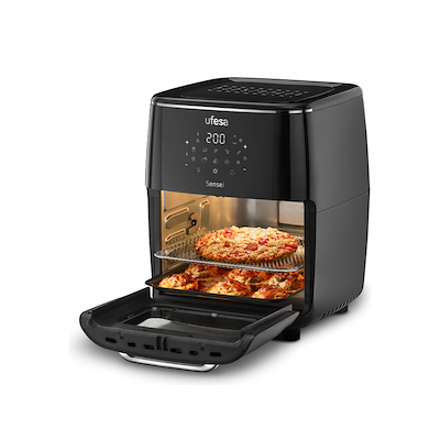 Ufesa Sensei airfryer med rude sort 12 liter