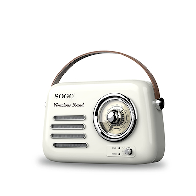 Sogo Retro radio beige