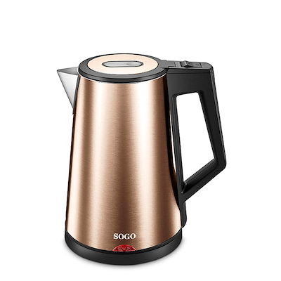 Sogo elkedel 1,7 liter guld