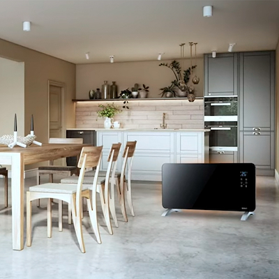 Sogo Radiator Med WIFI Styring Sort