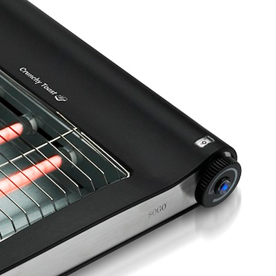 Sogo Flad brødrister med 3 rør 900W