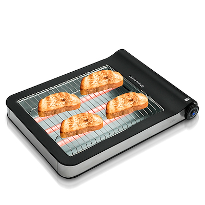 Sogo Flad brødrister med 3 rør 900W