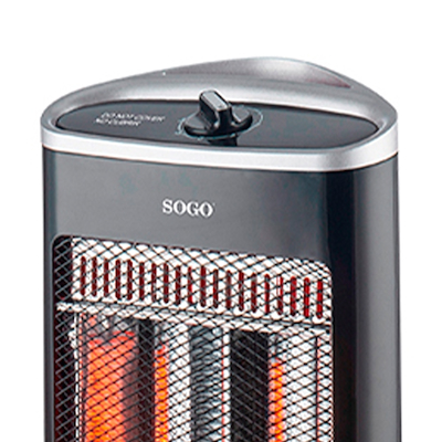 Sogo Carbon Varmeapparat Sort/Grå 1000W