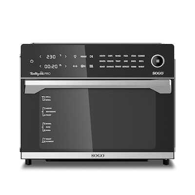 Sogo ovn med airfryer og rotisserie 30 liter 1800 watt