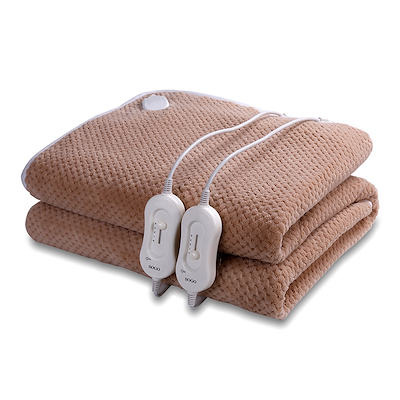 Sogo varmetæppe brun 160x140 cm