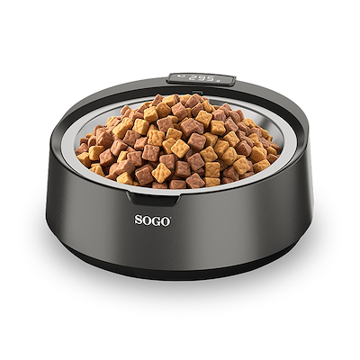 Sogo hundeskål med digital vægt