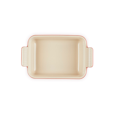 Le Creuset Signature stentøj Heritage rektangulært fad 19cm Cerise